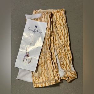 Super Fly Honey Sticky Mesh pole leggings - Ivory SM